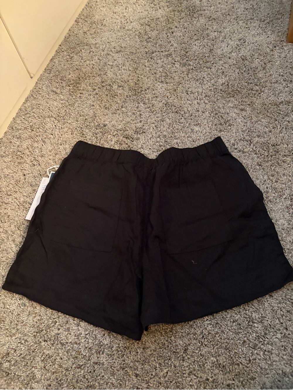 C&C California Black High-Rise Elastic Waist Shorts